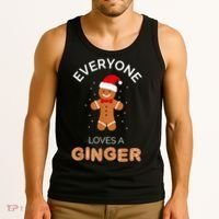 Everyone Loves A Ginger - Fun Outfit For Christmas, Costume Tank Top thumb 3