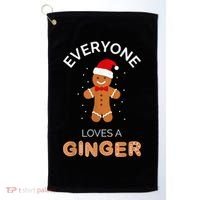 Everyone Loves A Ginger - Fun Outfit For Christmas, Costume Golf Towel thumb 0