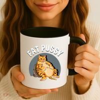 Everybody Loves A Really Fat Pussy Premium Coffee Mug thumb 3