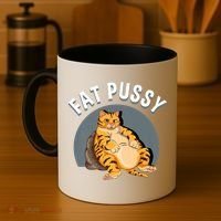 Everybody Loves A Really Fat Pussy Premium Coffee Mug thumb 4