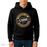 Emir Legends Are Named Emir Kids Hoodie thumb 4