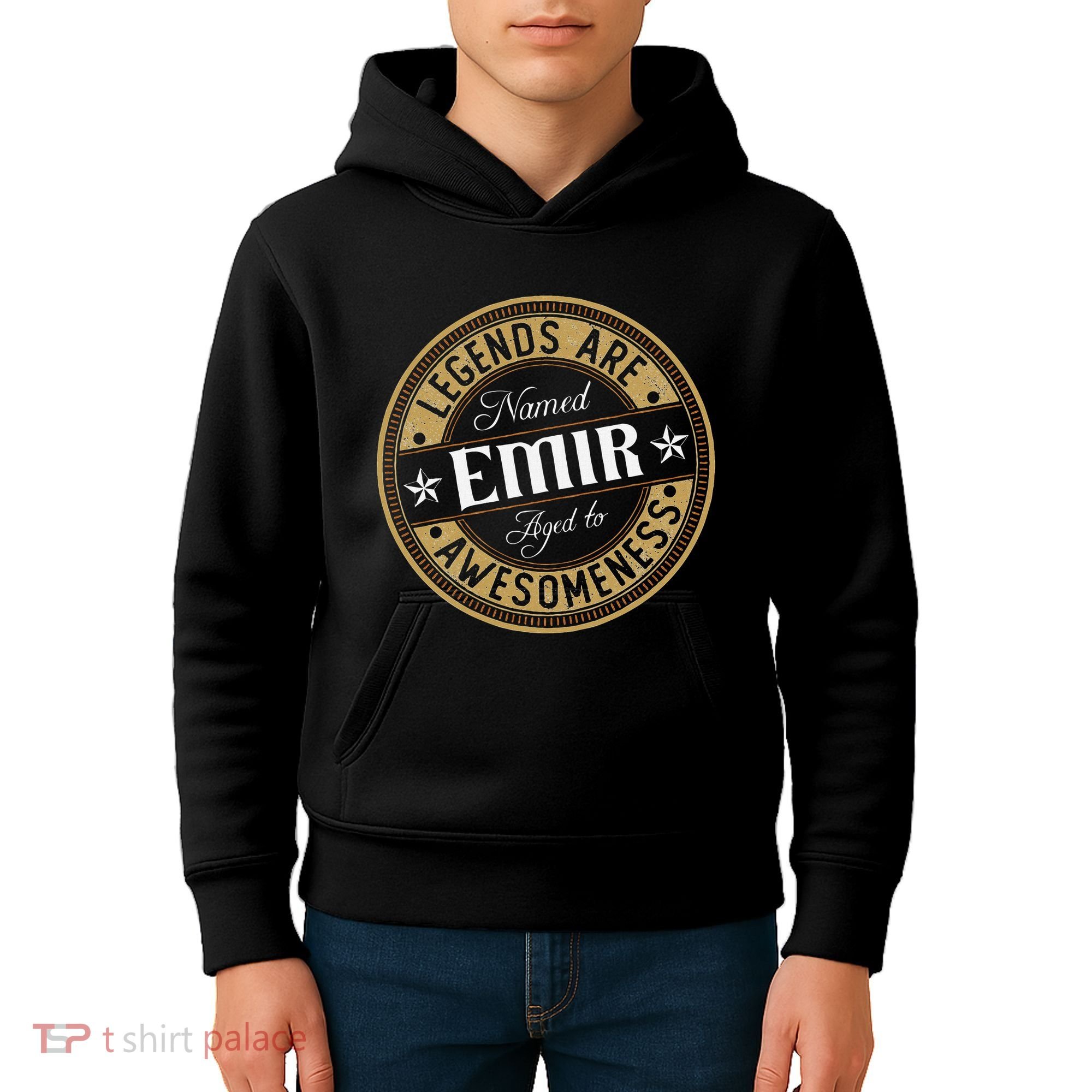 Emir Legends Are Named Emir Kids Hoodie