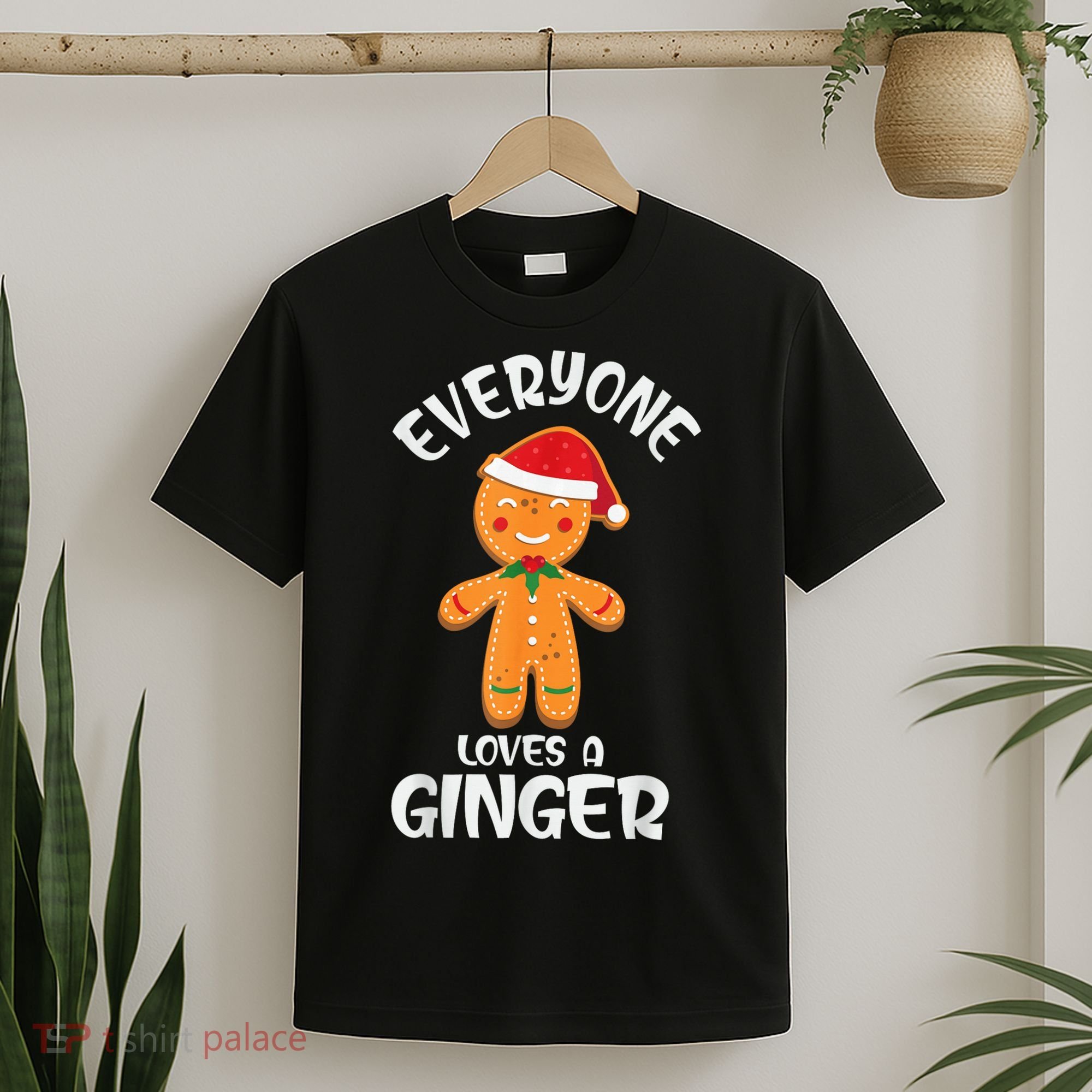 Everyone Loves a Ginger Shirt Redhead Gingerbread Christmas T-Shirt