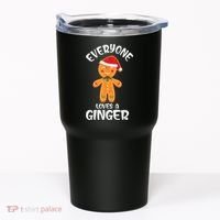 Everyone Loves a Ginger Shirt Redhead Gingerbread Christmas Tumbler thumb 0