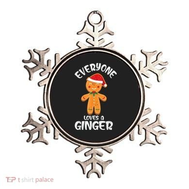 Everyone Loves a Ginger Shirt Redhead Gingerbread Christmas Ornament