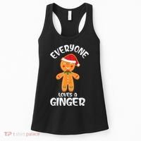 Everyone Loves a Ginger Shirt Redhead Gingerbread Christmas Women's Tank Top thumb 0