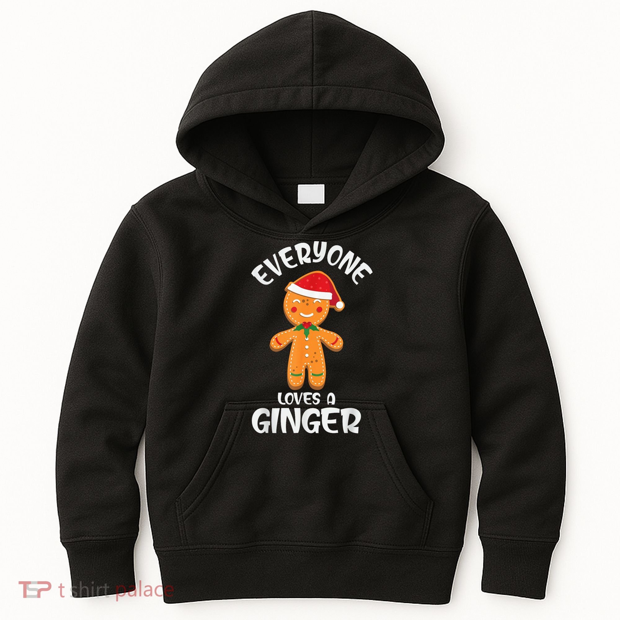 Everyone Loves a Ginger Shirt Redhead Gingerbread Christmas Kids Hoodie