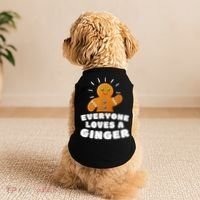 Everyone loves a Ginger Cute Gingerbread Christmas Doggie Tank thumb 2
