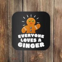 Everyone loves a Ginger Cute Gingerbread Christmas Coaster thumb 0