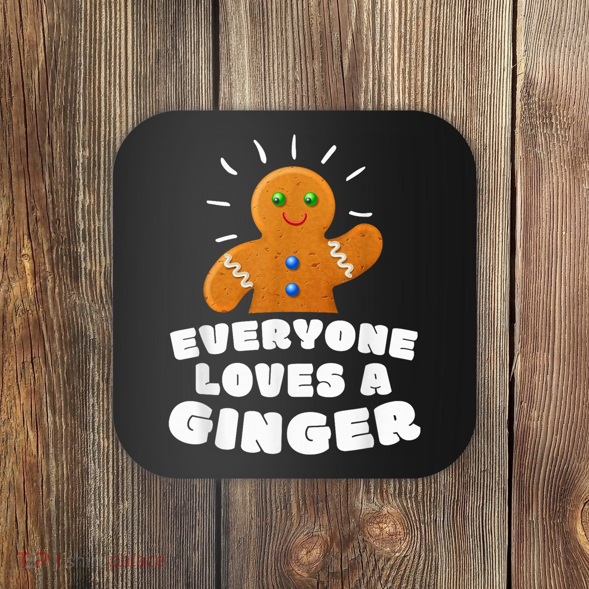 Everyone loves a Ginger Cute Gingerbread Christmas Coaster