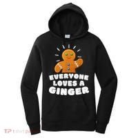 Everyone loves a Ginger Cute Gingerbread Christmas Women's Hoodie thumb 0