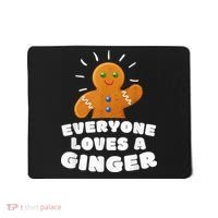 Everyone loves a Ginger Cute Gingerbread Christmas Mousepad thumb 0