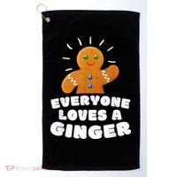 Everyone loves a Ginger Cute Gingerbread Christmas Golf Towel thumb 0