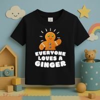 Everyone loves a Ginger Cute Gingerbread Christmas Toddler T-Shirt thumb 3