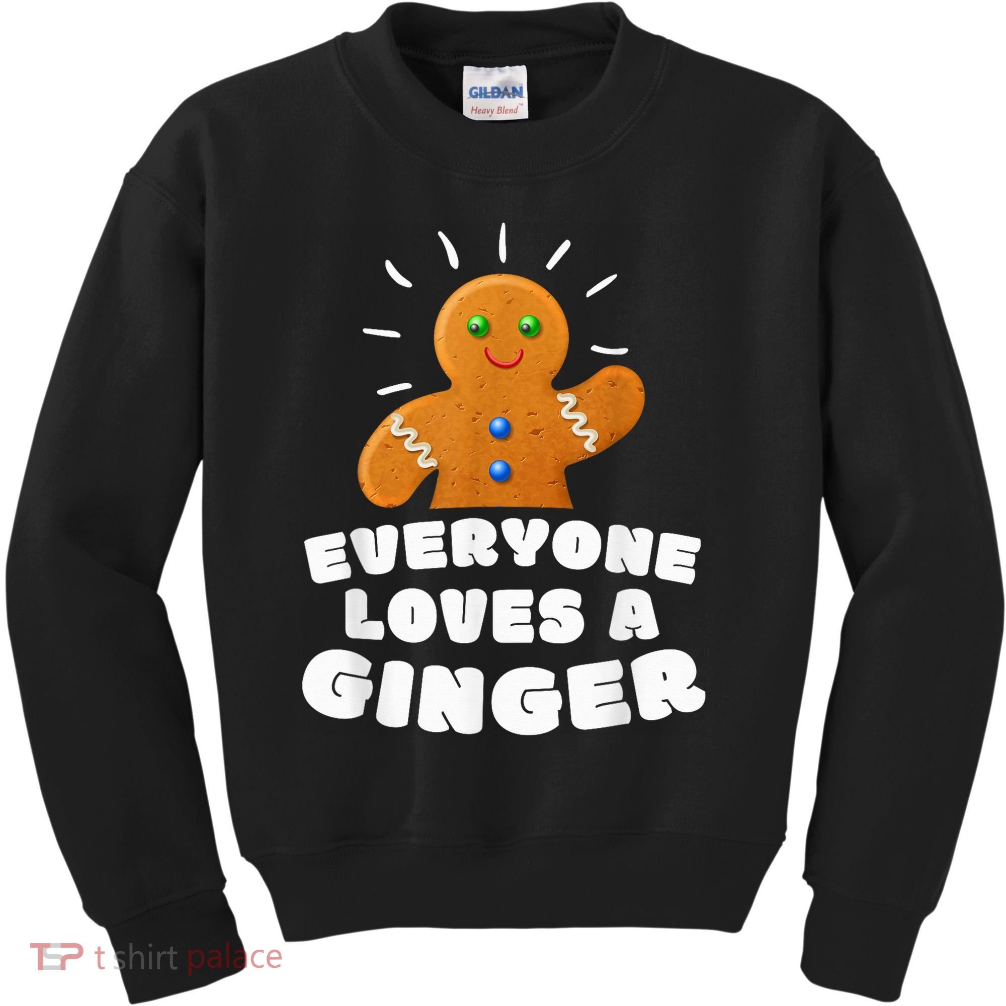 Everyone loves a Ginger Cute Gingerbread Christmas Kids Sweatshirt