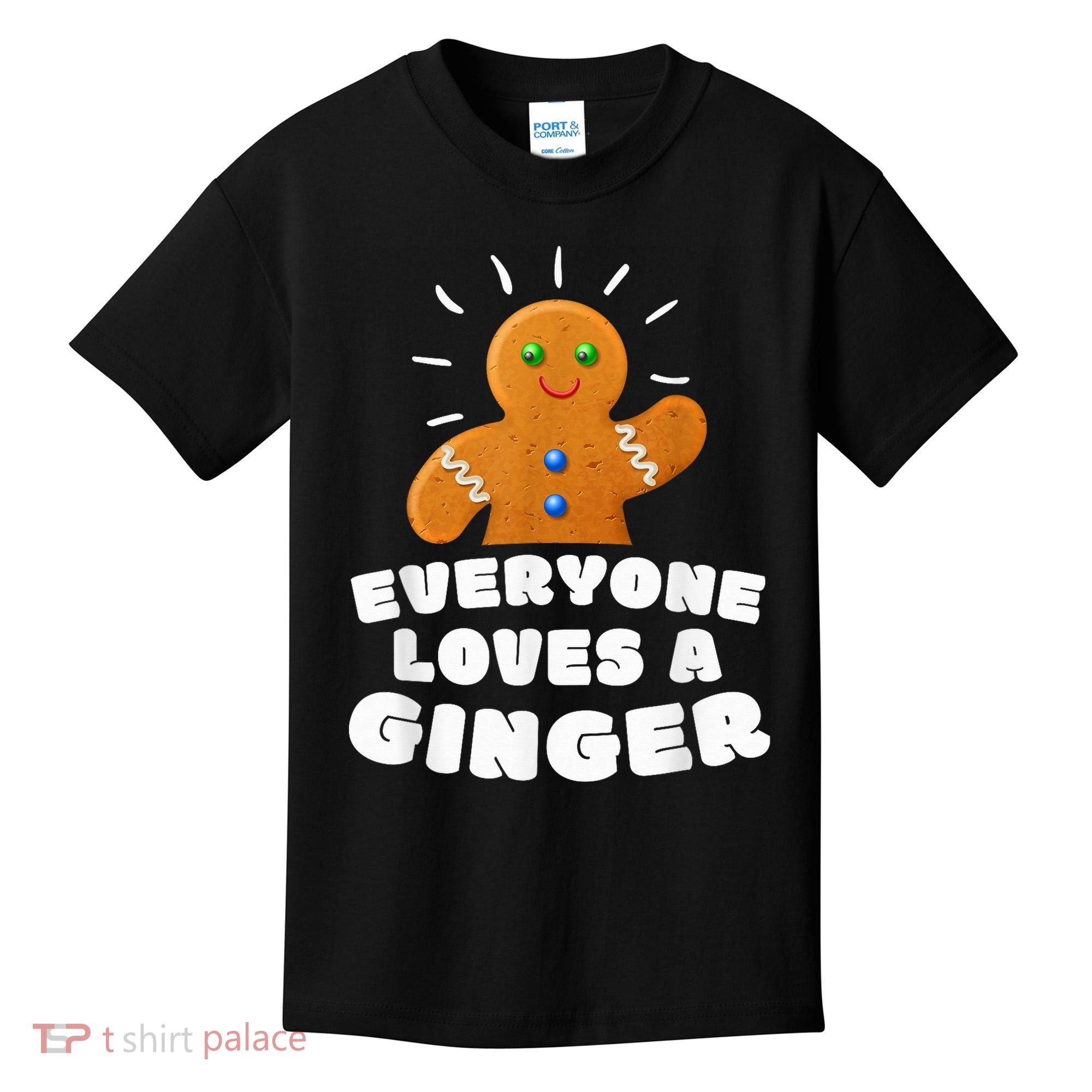 Everyone loves a Ginger Cute Gingerbread Christmas Kids T-Shirt