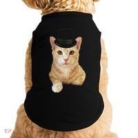 Everyone Loves A Dapper Orange Tabby Cat In A Top Hat Doggie Tank thumb 0