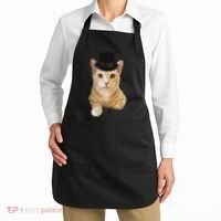 Everyone Loves A Dapper Orange Tabby Cat In A Top Hat Apron thumb 2