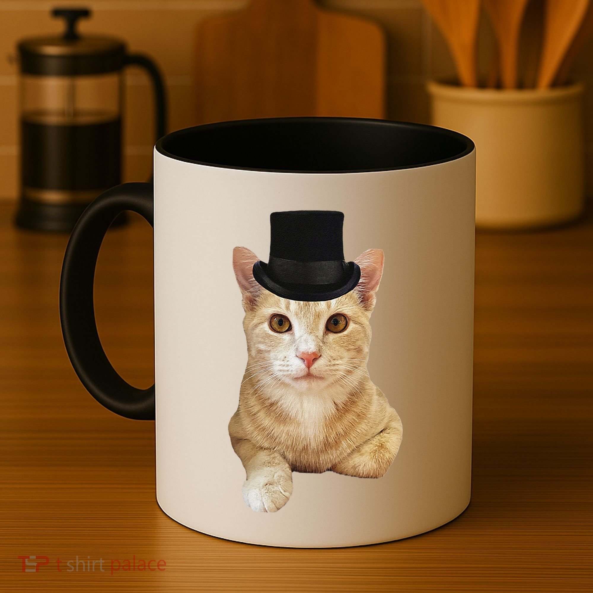 Everyone Loves A Dapper Orange Tabby Cat In A Top Hat Coffee Mug
