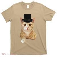 Everyone Loves A Dapper Orange Tabby Cat In A Top Hat T-Shirt thumb 0