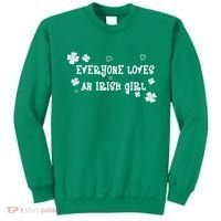 Everyone Loves An Irish Girl Sweatshirt thumb 0