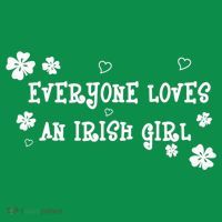 Everyone Loves An Irish Girl Mousepad thumb 1