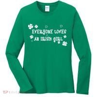 Everyone Loves An Irish Girl Women's Long Sleeve Shirt thumb 0