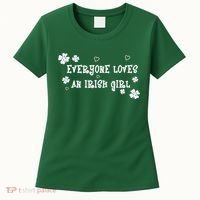Everyone Loves An Irish Girl Women's T-Shirt thumb 0