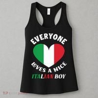 Everyone Loves A Nice Italian Boy Funny Italy Italian Women's Tank Top thumb 3