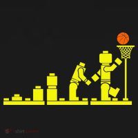 EVOLUTION LEGO BASKETBALL SPORTS Funny Backpack thumb 2