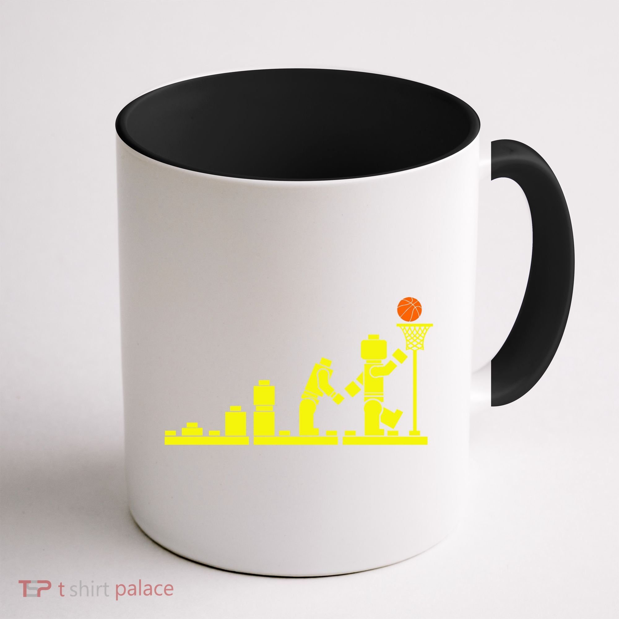 EVOLUTION LEGO BASKETBALL SPORTS Funny Coffee Mug