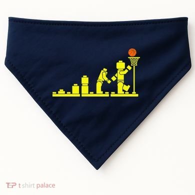 EVOLUTION LEGO BASKETBALL SPORTS Funny USA-Made Doggie Bandana