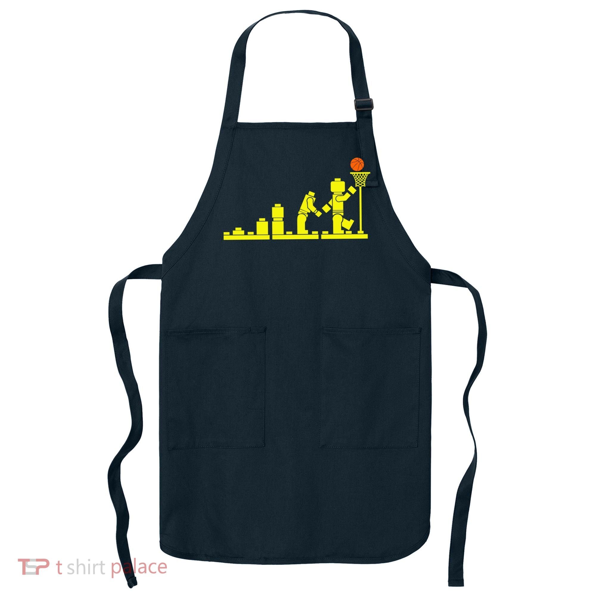 EVOLUTION LEGO BASKETBALL SPORTS Funny Apron