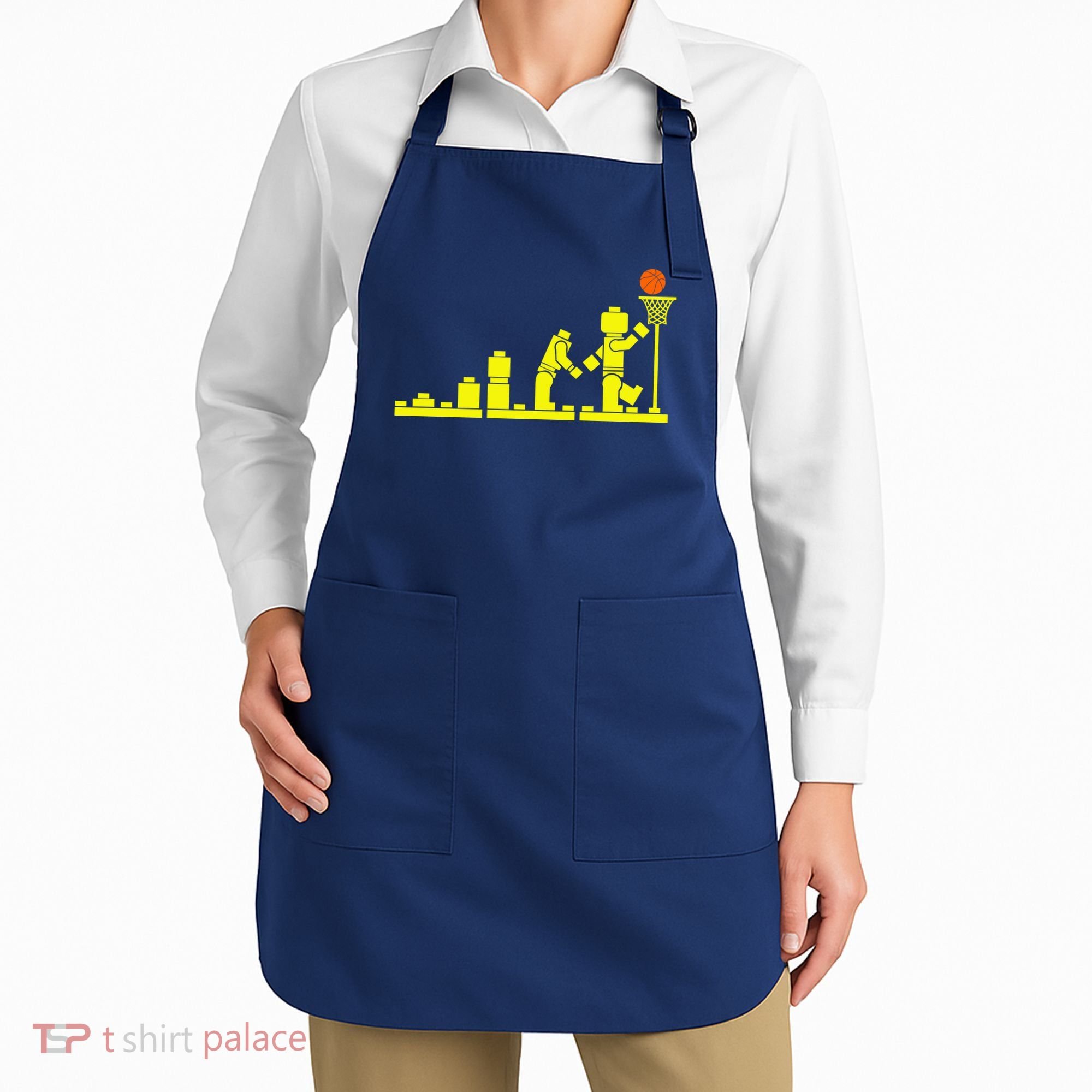 EVOLUTION LEGO BASKETBALL SPORTS Funny Apron