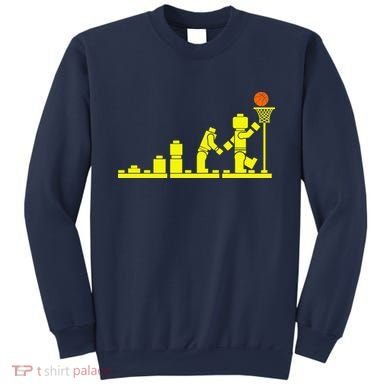 EVOLUTION LEGO BASKETBALL SPORTS Funny Sweatshirt