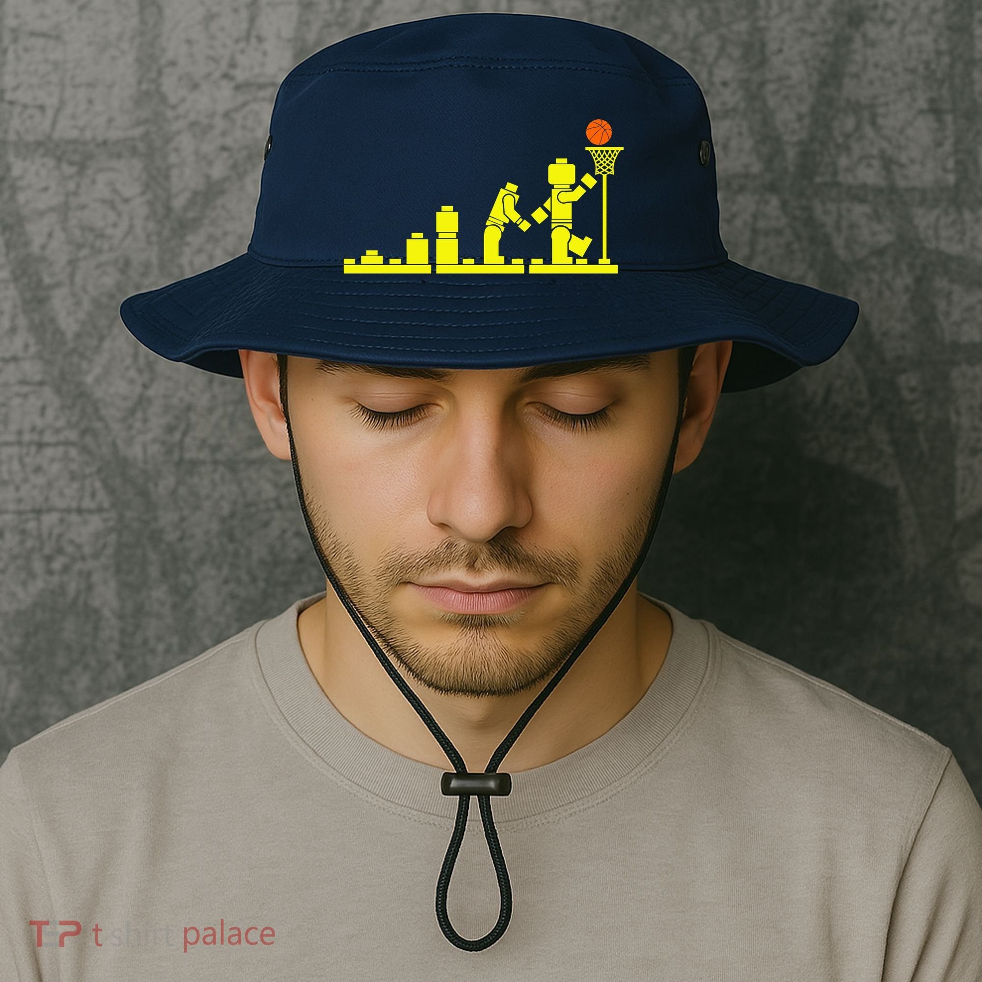 EVOLUTION LEGO BASKETBALL SPORTS Funny Bucket Hat