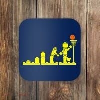 EVOLUTION LEGO BASKETBALL SPORTS Funny Coaster thumb 0