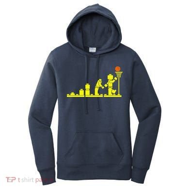 EVOLUTION LEGO BASKETBALL SPORTS Funny Women's Hoodie