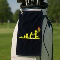EVOLUTION LEGO BASKETBALL SPORTS Funny Golf Towel thumb 2