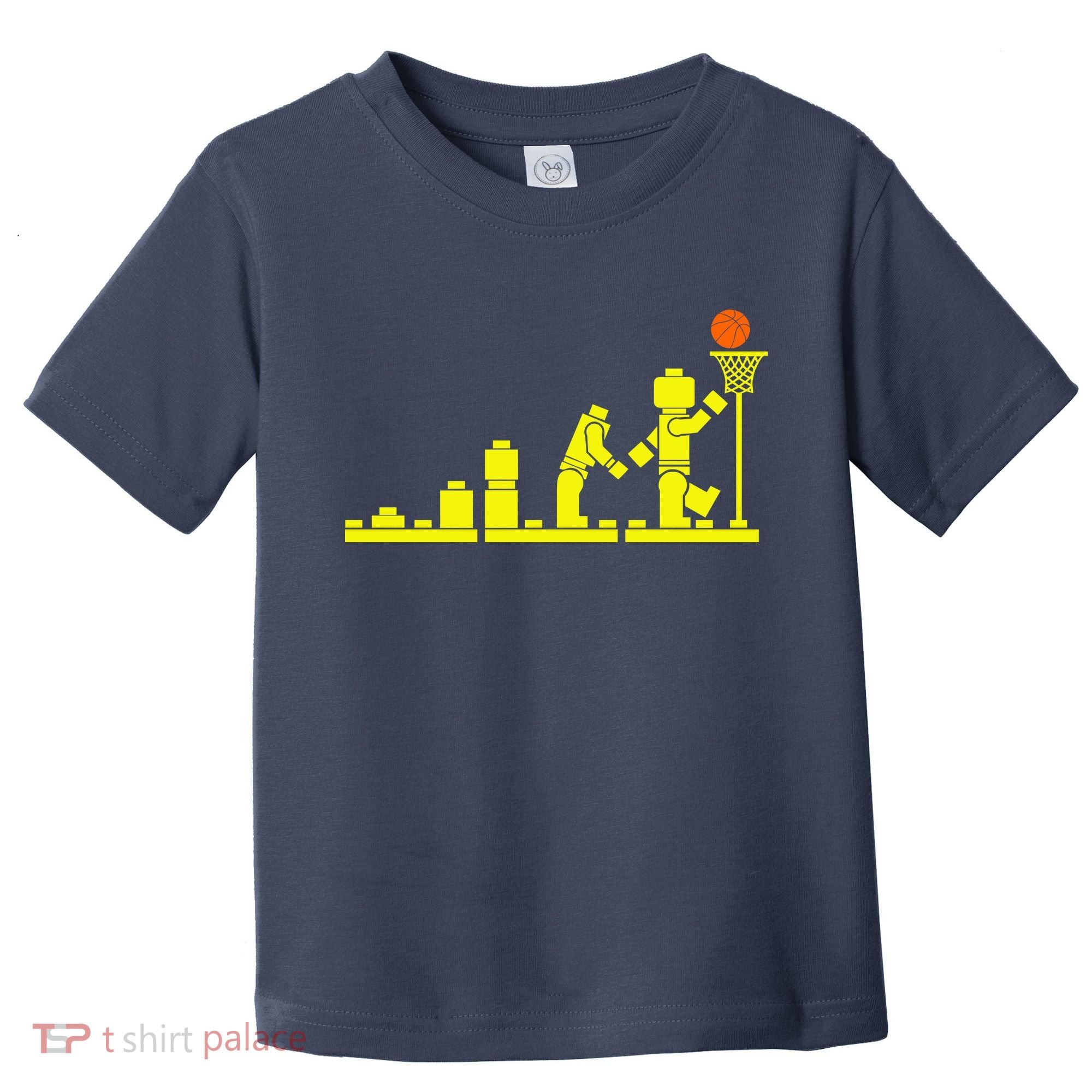 EVOLUTION LEGO BASKETBALL SPORTS Funny Toddler T-Shirt
