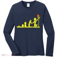EVOLUTION LEGO BASKETBALL SPORTS Funny Women's Long Sleeve Shirt thumb 0