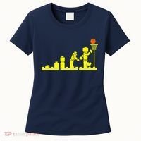 EVOLUTION LEGO BASKETBALL SPORTS Funny Women's T-Shirt thumb 0