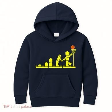 EVOLUTION LEGO BASKETBALL SPORTS Funny Kids Hoodie