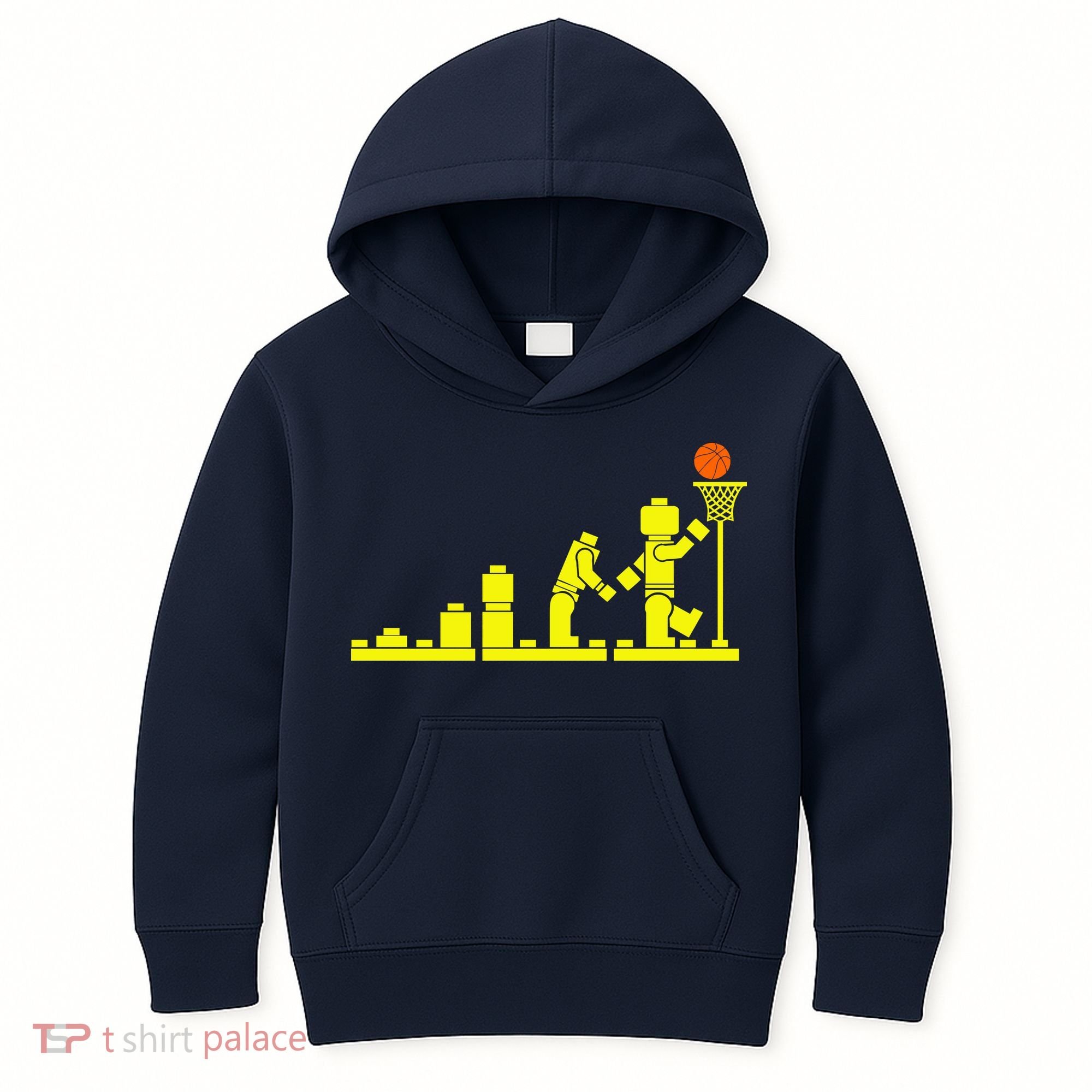 EVOLUTION LEGO BASKETBALL SPORTS Funny Kids Hoodie