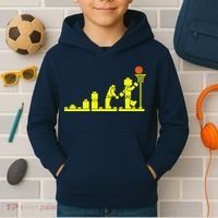 EVOLUTION LEGO BASKETBALL SPORTS Funny Kids Hoodie thumb 2