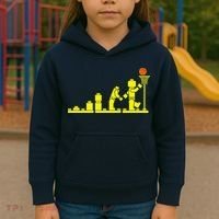 EVOLUTION LEGO BASKETBALL SPORTS Funny Kids Hoodie thumb 3