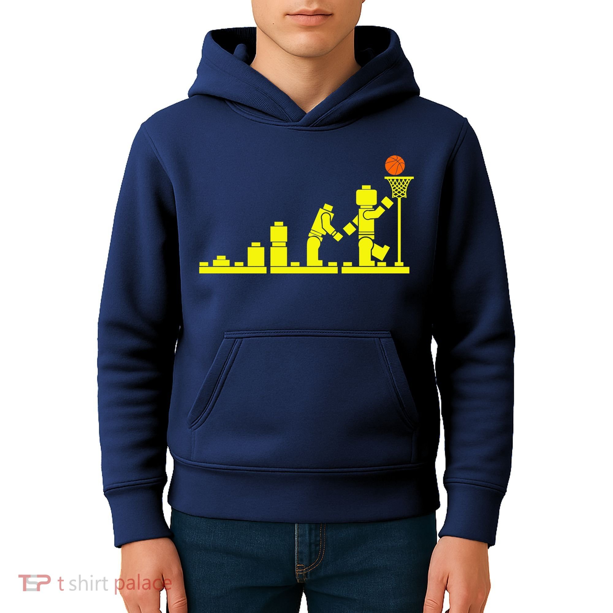 EVOLUTION LEGO BASKETBALL SPORTS Funny Kids Hoodie