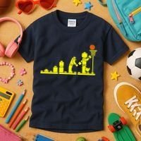 EVOLUTION LEGO BASKETBALL SPORTS Funny Kids T-Shirt thumb 3