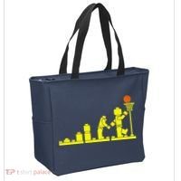 EVOLUTION LEGO BASKETBALL SPORTS Funny Tote Bag thumb 2