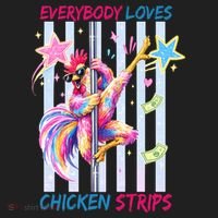 Everybody Loves Chicken Strips Women's Sweatshirt thumb 2
